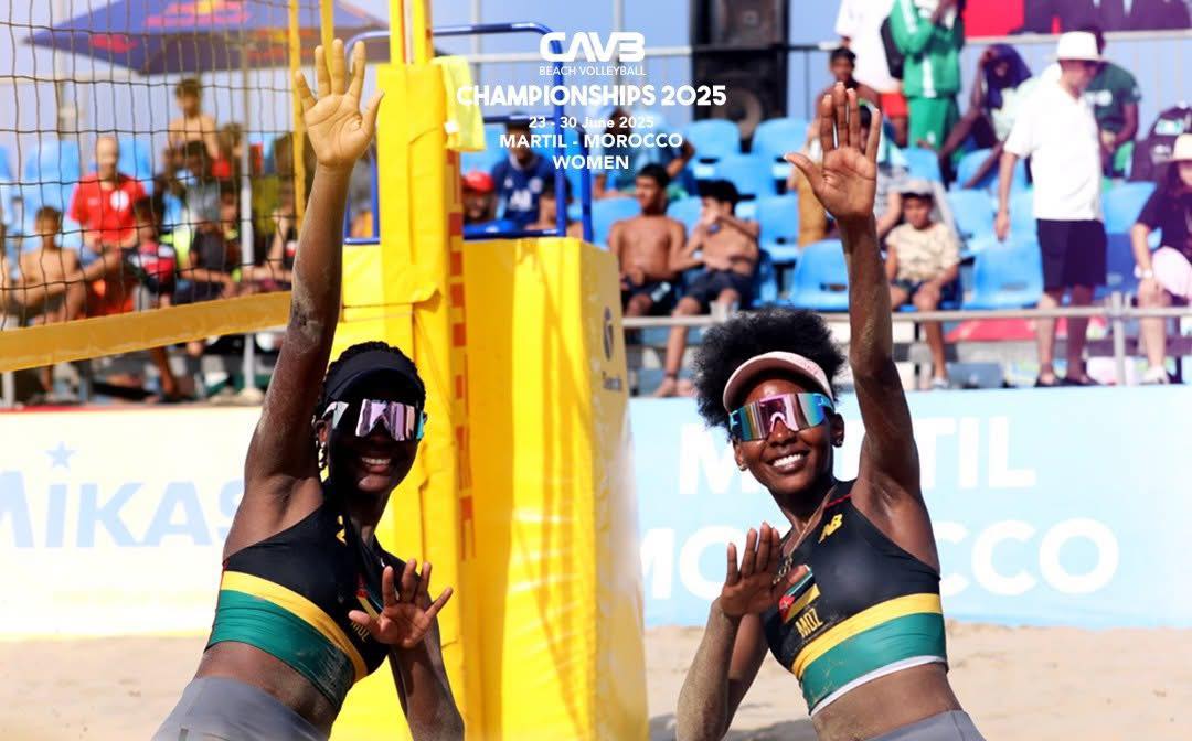 Reitor felicita campeãs e vice-campeãs africanas de voleibol de praia